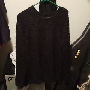 Womans fuzzy sweater